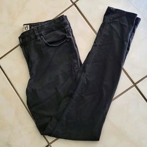 Garage High-waisted Black Jeans